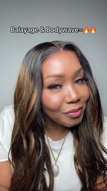 @UNice Hair & @unice hair officialy Has this Brown Balayage 7x5 Body Wave Wig is giving everything: 24 inches, 150% density, and a natural 3D body wave texture that moves with you. Designed with curtain bangs for a soft face frame, plus a pre-plucked, pre-bleached, pre-cut lace that makes her totally beginner-friendly. The drawstring cap keeps her secure, while the balayage highlights glow in every light. If you’re searching for a glueless body wave wig with bangs, this is the one. Click the cart and slay instantly! ✨ #fyp #tiktokshopholidayhaul #tiktokcreatorpicks #unice #balayage 