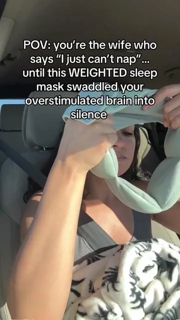 Weighted comfort for overstimulated minds = naps anywhere! #weightedeyemask #tiktokshopcreatorpicks #tiktokshopfalldealsforyou #tiktokshopcybermonday #tiktokshopblackfriday @Nodpod 