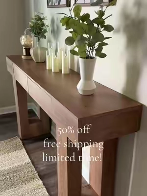 The price is insane! And this is gorgeous!! Grab one at this price while you can! #consoletable #furniture #affordablefurniture #buffettable 