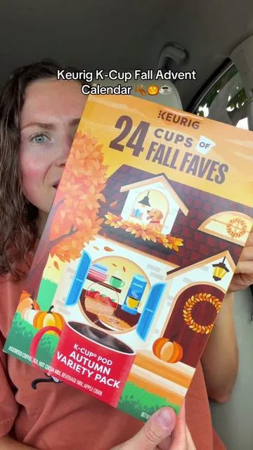How INCREDIBLE is this Fall advent calendar?! 🎃☕️ @Keurig kinda snapped #keurig #coffee #adventcalendar #drinks #tiktokshopcreatorpicks 