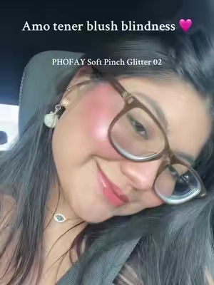 PHOFAY Soft Pinch Glitter, estoy obssess con este blush 🩷🩷 