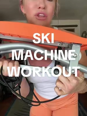 Absolutely loving my ski machine! It’s perfect for at home workouts 😍 #skimachineworkout #exerciseequipment #athomeworkout  