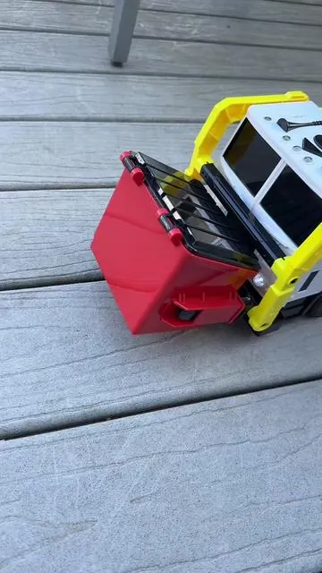 Oh and the wheels are rubber, too! #garbagetruck #toytruck #toysforkids #christmasgiftideas #tiktokshopcreatorpicks 