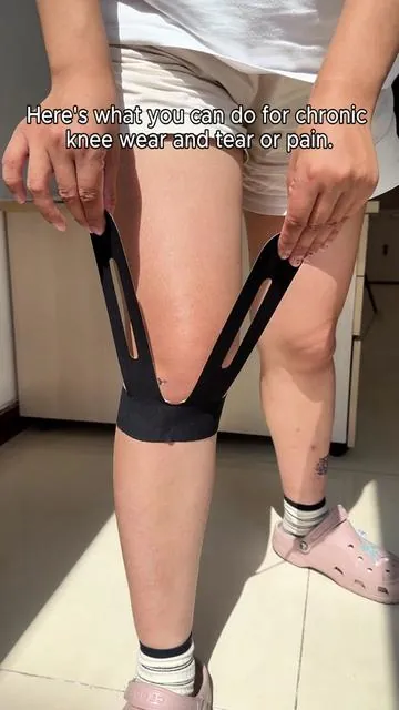 #tiktok #kinesiologytape #kneepain #fyppppppppppppppppppppppp #good #protection 