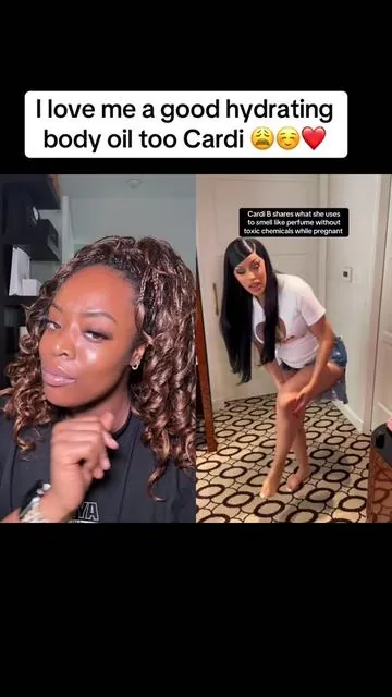 #duet with @Her Fantasy Box #cardib I know y’all do the vagina stuff, but y’all ate with his body oil 🤣😩 #BodySplash #BodyOil #HerFantasyBox   