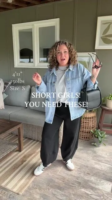 Shirt girl approved lounge pants! @YeeZaa #petitefashion #fallfashion #sweatpants #tiktokshopfalldealsforyou #tiktokshopholidayhaul 