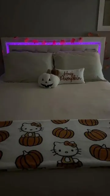 Bed frame can switch lights 😍 #bedroom #bedframe #hombck #fyp  @HOMBCK  