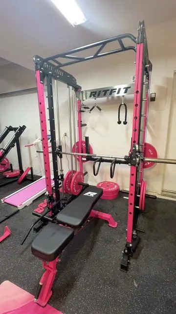 A DREAM 😍🩷 #gym #pinkgym #athomegym #ritfit #labordaysale 