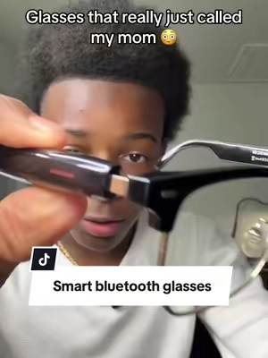 Glasses that can play music and for less than 40 bucks I’m sold #smartglasses #glasses #bluetoothglasses #bluelightglasses 