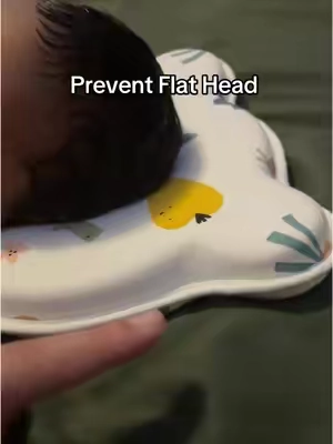 She loves her pillow #flathead #prevention #newborn #head #babies 