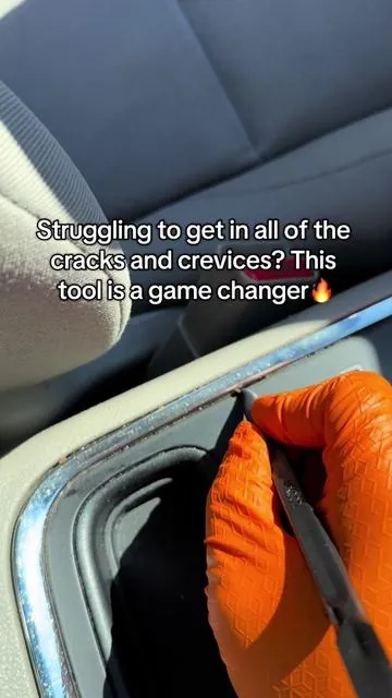 Some gunk has been in cars for so long it’s almost impossible to remove but with this level of build up this tool makes your life easier and takes your detailing to another level🫡  #fyp #detailing #viral #asmr #tiktokshop 