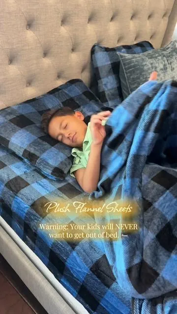 Elegant Comfort velvet plush flannel sheets are ultra-soft, warm, and cozy—perfect for kids’ rooms or your own sanctuary. #flannel #bedding #tiktokshopfalldealsforyou #tiktokshopblackfriday #tiktokshopcybermonday @elegantcomfort 