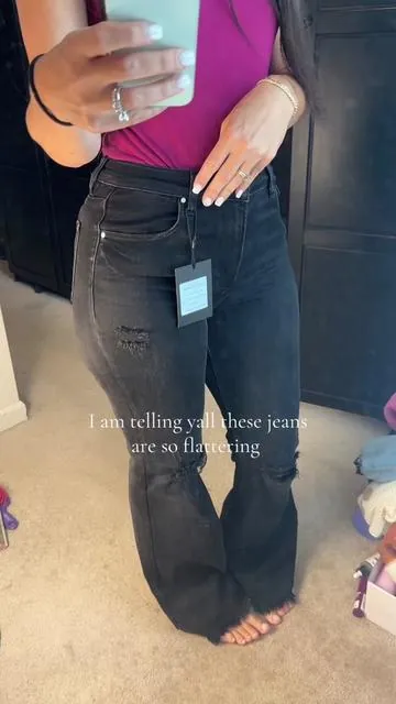 If there’s one thing you can do GET THESE JEANS #tiktokshopfalldealsforyou #risen #risenjeans #womensjeans #fallfashion 