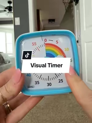 Visual timer for toddler minds #visualtimer #toddlerlife #homeschooling #classroomtools #momhacks 