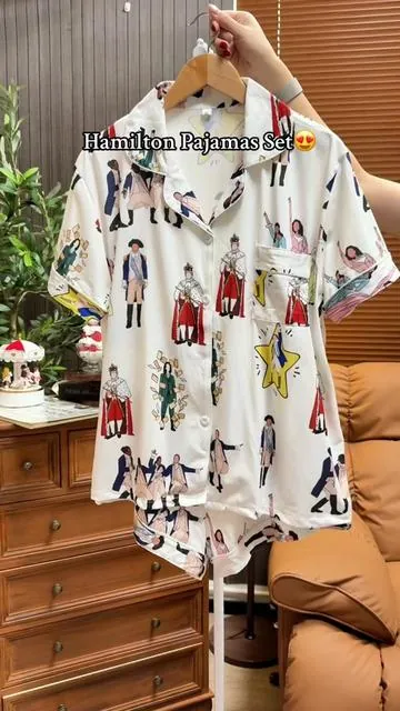 timelessly obsessed with Hamilton pajamas ❤️‍🔥🥰 #hamilton #hamiltonpajamas #hamiltonpjs #hamiltonmusical #hamiltontiktok #hamiltonthemusical #satinpajamas#TikTokShopFallDealsForYou#spotlightfind#TikTokShopRestock、#spotlightfinds #TikTokShopBlackFriday #TikTokShopCyberMonday#pajamasets #pajama #pjs #womenpajamaset #women #sleepwear #pajamaset #shirt #shorts #girl #spotlightfinds #goodlooking #tiktokshop #summerfashion #halloween #pajamaparty  #ghost #Halloween2025 #halloween #HalloweenPajamas