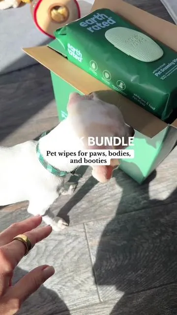 These pet wipes are a daily staple in our house with two dogs. Found this great deal on the wipes right here on TikTok shop.  @earthrated  #petwipes #earthrated #groomingtips #petproducts #tiktokshopfalldealsforyou 
