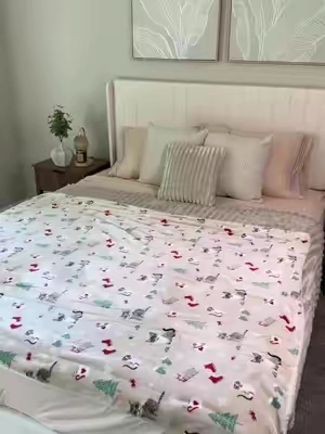 Where are my cat lovers?! #cats #christmascat #christmasdecor #homedecor 