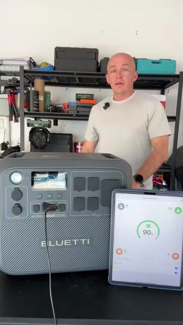 Bluetti AC200L power station is a great portable power station. #powerstation #portablepowerstation #bluetti #tiktokshopcreatorpicks #tiktokshopfalldealsforyou 