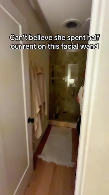I can’t believe I thought she spent half our rent on the high frequency skin care and hair growth esthetician wand.  #nuderma #skin #skincare #skincareroutine #tiktokshopfalldealsforyou