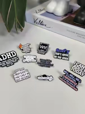 These funny pins are perfect for your jackets, hats, backpacks, well, pretty much wherever you want to put them!#Pins #funnyslogan #sarcasm #enamalpins #creatorsearchinsights 
