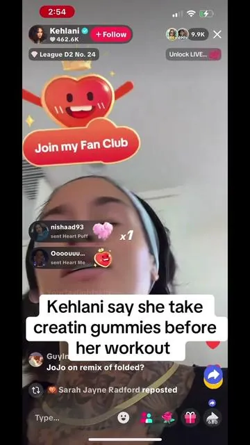 #kehlani#gym#fyp#creatinegummies