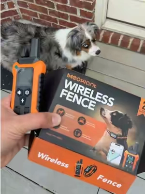 Affordable option for a wireless fence #dogowners #dogcollar #dogaccessories #petsafety  #handsfreeleash