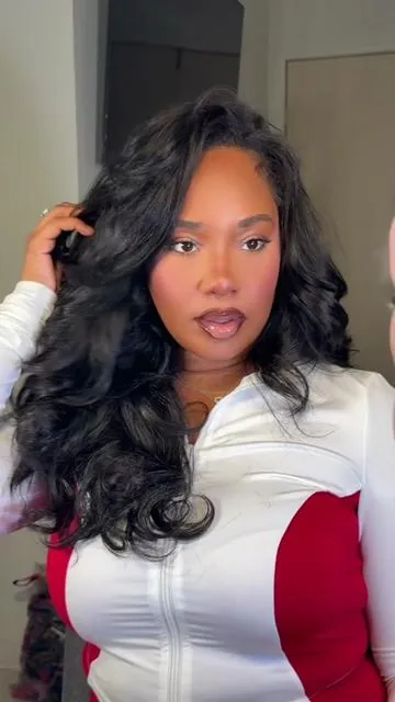Half wig from @Recoolhair #recoolhair #wiginstall #gluelesswig #halfwig #halfwigtutorial #halfwigstyles #CapCut 