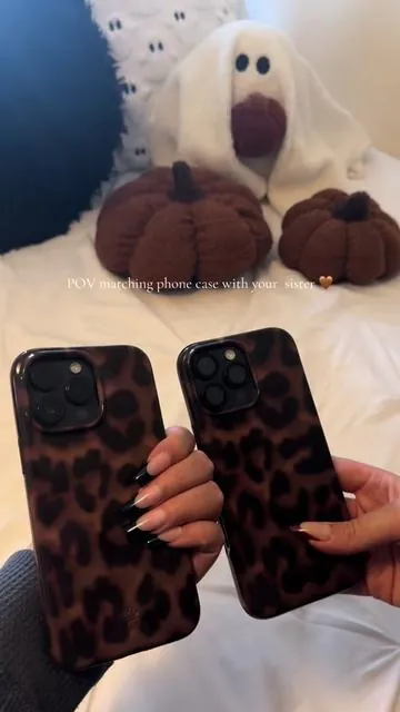 Matching phone cases for fall 🤎#fyp 
