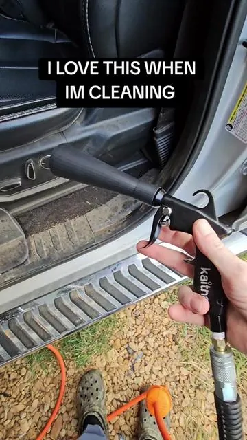 KAITNAX AIR BLOW BLASTER CAR INTERIOR CLEANING PRODUCT, CAR DETAILING, QUICKLY BLAST DIRT AND DUST. #airblaster #cardetailing #cardetail #tiktokshopcreatorpicks #tiktokshopfalldealsforyou 