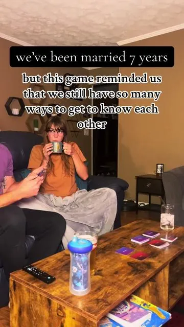getting to know each other after 7 years of marriage, laughing together, and learning we still have so many ways to know each other ♥️ #husbandgoals #couplescardgame #marriagegoals #marriagehumor #marriagelife 