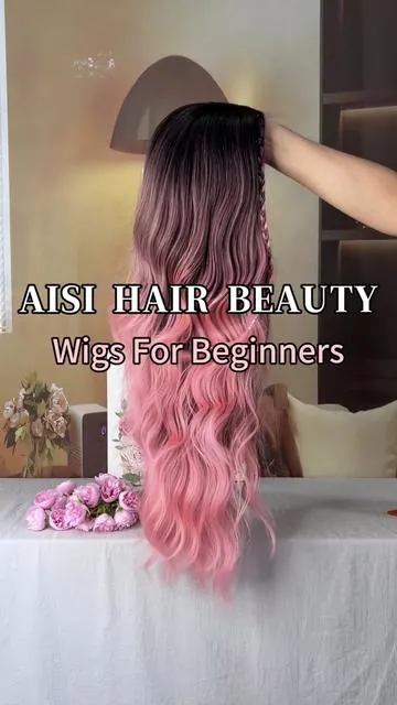 You won’t believe the cute pink color 💗💗#beauty #pinkhair #hairstyle #foru #girls 