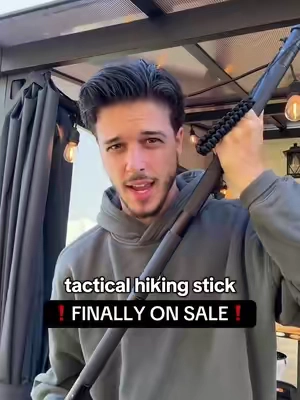 The @Rhino USA Tactical Hiking Stick is FINALLY on a HUGE sale! #tacticalhikingstick #rhinousa #tacticalgear #survival #Outdoors 
