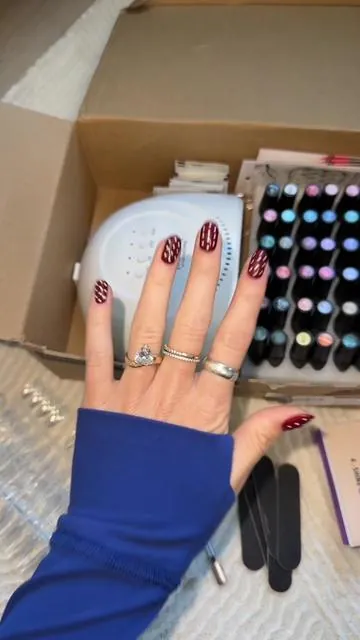 this kit truly has everything you need for the perfect manicure and pedicure #nailkit #athomenails #gelnailsathome #gelpolish 