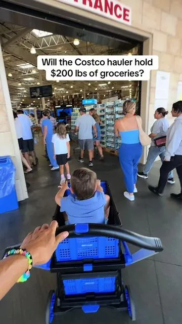 We actually love this folding shopping cart. It’s so convenient. It saves us lots of space and time and we don’t have to deal with disgusting dirty carts anymore. ##shoppingcart##costco##aldi##aldifinds##shoppinghaul