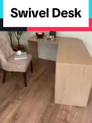 From L-shape to straight in seconds—6-in-1 desk that adapts to your workspace.  #desk #homeoffice #smallspace #modern #furniture 