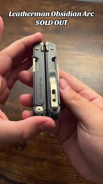 Leatherman Obsidian ARC Limited edition is sold out, will the new Talos edition be next? #leathermantools #leathermanarc #multitools #knife #leatherman