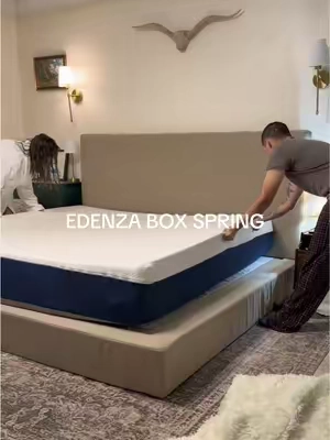 Best decision ever for my bedroom 💤🛌  #metalboxspring #boxspring #sturdybed #tiktokshopcreatorpicks #tiktokshopblackfriday 