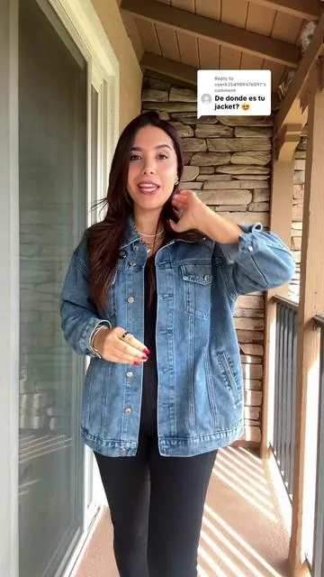 Replying to @user6354989476897 #denimjacket #oversizedjacket #womenjacket #casualjacket #jackets 