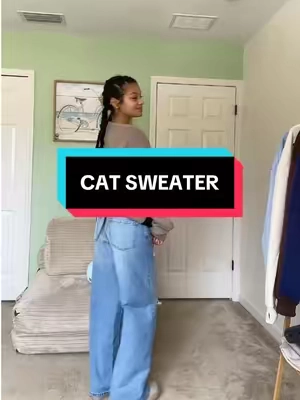 the coziest sweater for cold szn #sweater #cats #aesthetic 