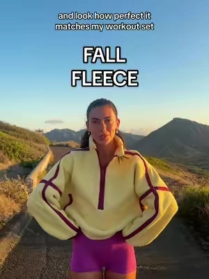 good morning from sunrise & my fleece 
