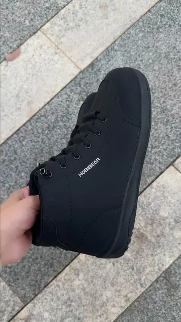 High-top leather barefoot shoes | Natural comfort, stylish vibe 👣#hobibear  #boots #tiktokshopblackfriday#tiktokshoprestock #tiktokshopfalldealsforyou 