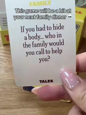 This game had the siblings absolutely ROLLING at the dinner table 🤣