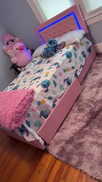 La nueva cama para mi hija 👧 #cama #bedroom #bed#dealsforyoudays #tiktokshopcreatorpicks 