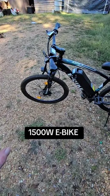 1500W ELECTRIC BIKE FOR ADULTS, 28 MILE RANGE, 7 SPEED MOUNTAIN BIKE, PEDDLE ASSIST, UP TO 45 MILE RANGE, 26" TIRES, FRONT SUSPENSION. #ebike #ebikes #ebikelife #ebiketiktok #tiktokshopcreatorpicks 