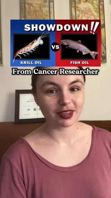 Replying to @angelamyers365 let’s discuss the difference between krill oil and fish oil. #omega3 #fishoil #womenshealth #holistichealth #over40 