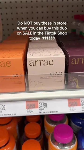 These are so much cheaper in the Tiktok shop today!  @Arrae  #debloat #bloatingrelief #arrae #tiktokshopblackfriday #tiktokshopcybermonday  *all sales/prices are subject to change. This is the sale as of 10/11/25*