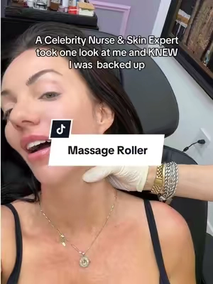The secret to a sculpted, lifted face isn’t magic…it’s drainage. ✨ Thank you, @Nurse Jamie  #lymphaticdrainage #facialmassage #nursejamie