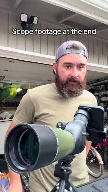 Super excited to finally have a spotting scope. I’ve got deer season the rest of the month and elk next month. More footage to come! #hunting #bowhunting #archery #fyp 