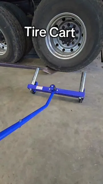 Tire Moving cart #tools #shop #garage #heavydutymechanic #bluecollar 