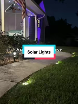 These are so beautiful. #solarlights #walkwaylights #warmlights #falldealsforyou 